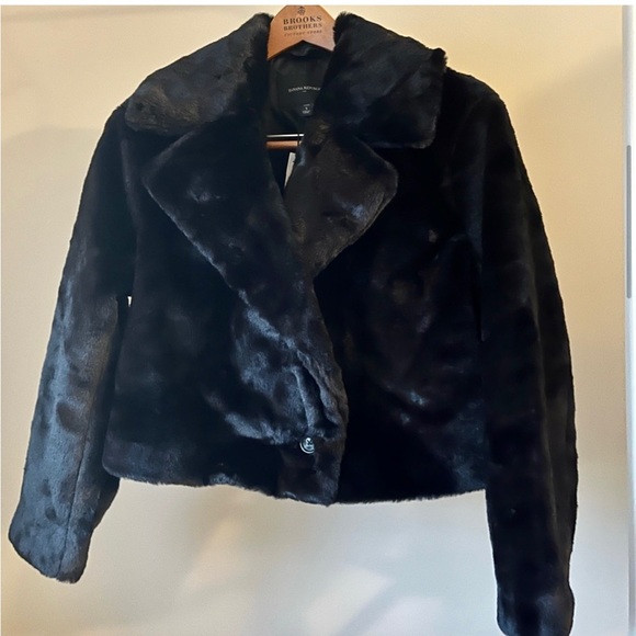 CROPPED FAUX FUR JACKET - Picture 3 of 6